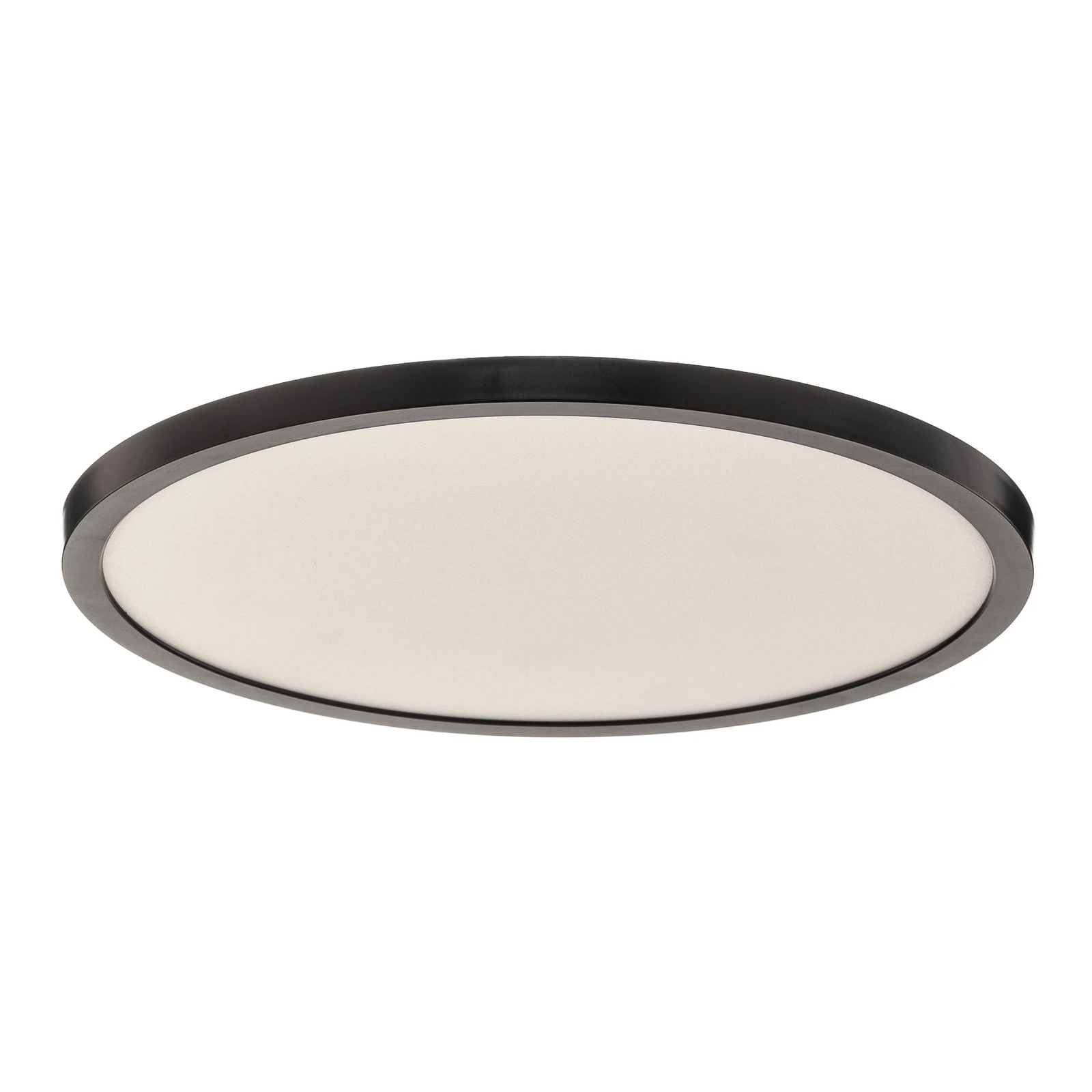 Stropné svietidlo Tuco LED, stmievateľné, čierne, plast, Ø 30 cm