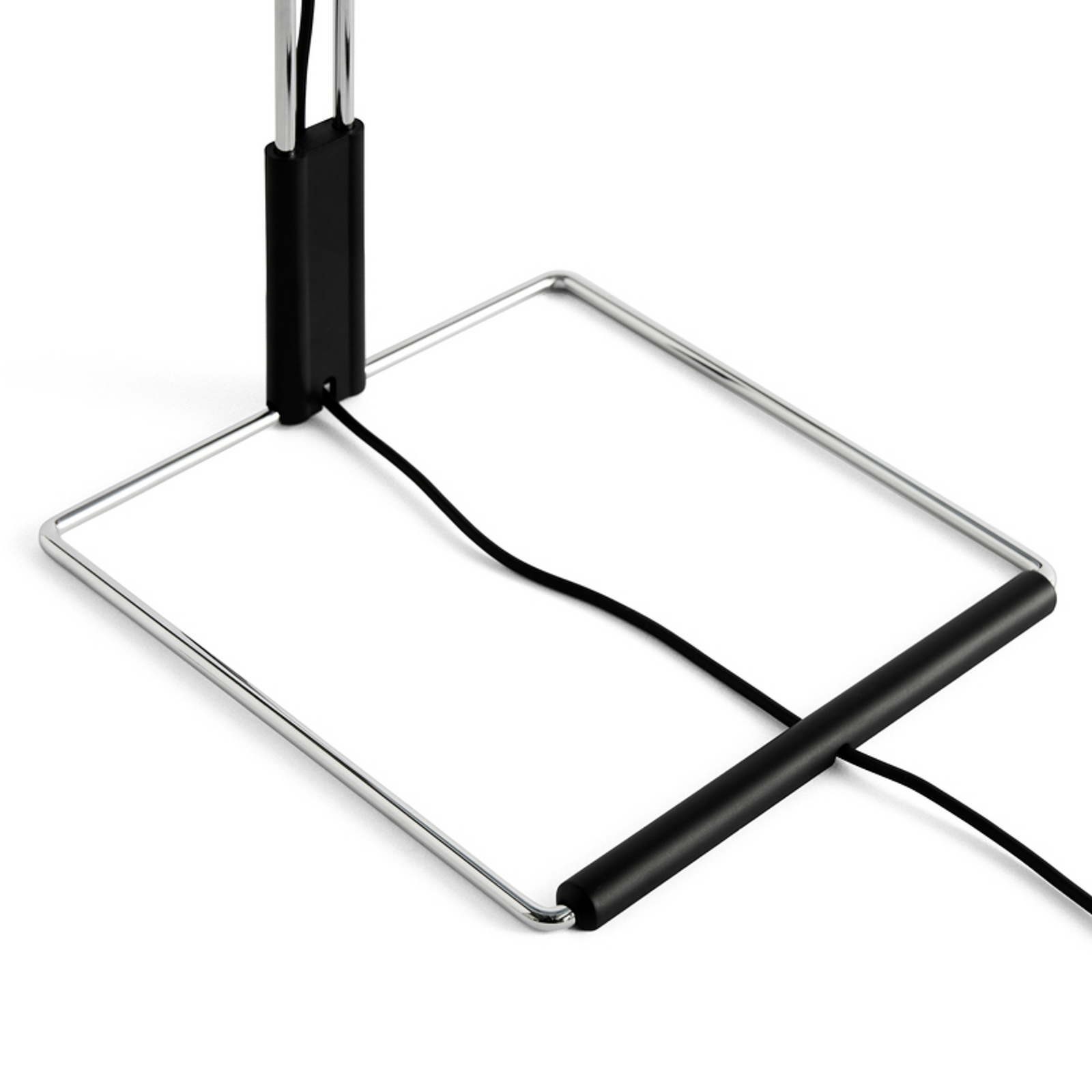 Matin LED table lamp, green/steel, height 38 cm - HAY