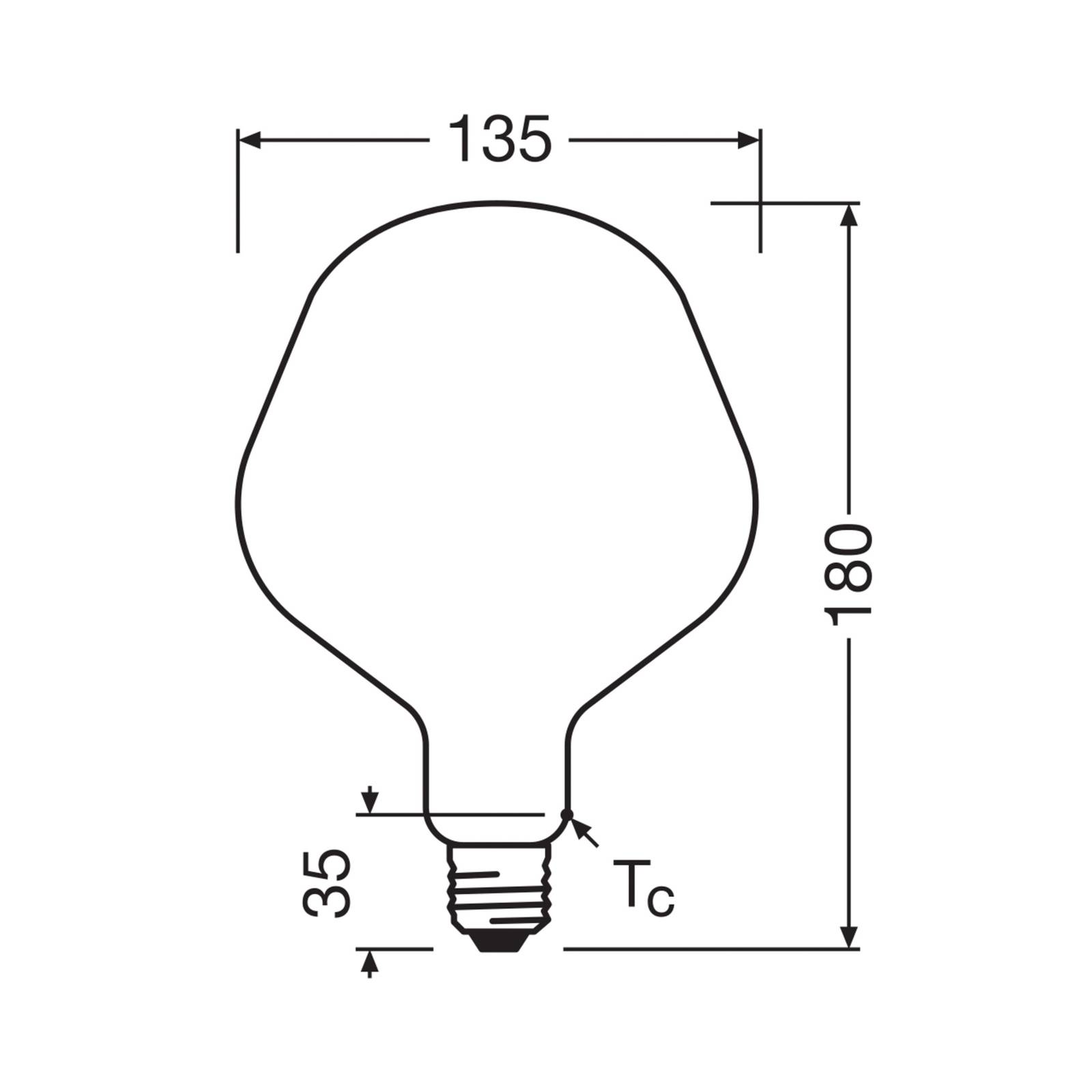 OSRAM LED Vintage 1906 Big Apple E27 7,3W 2700K matowa ściemniana