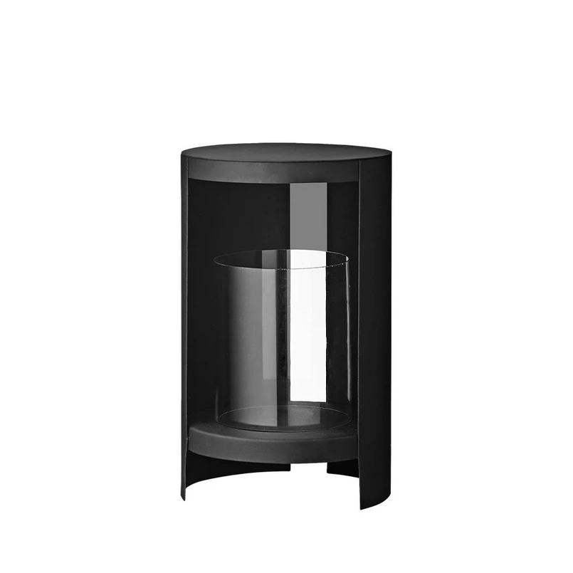 Produktfoto för AYTM - ORA lantern - Lykta - Black medium - Ø26,4 x H43,4 cm