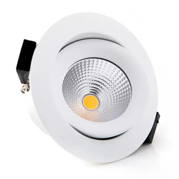 Lampenwelt SLC One 360° LED-Einbauleuchte weiß 3.000K