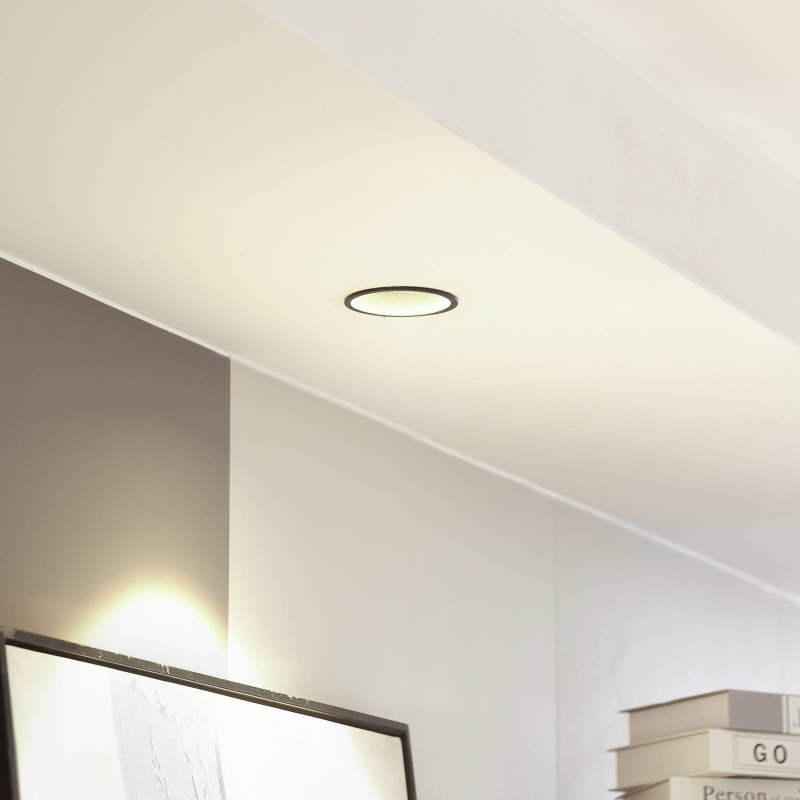 E-shop LED stropné svietidlo Arcchio Niria, čierne, 2 700 K