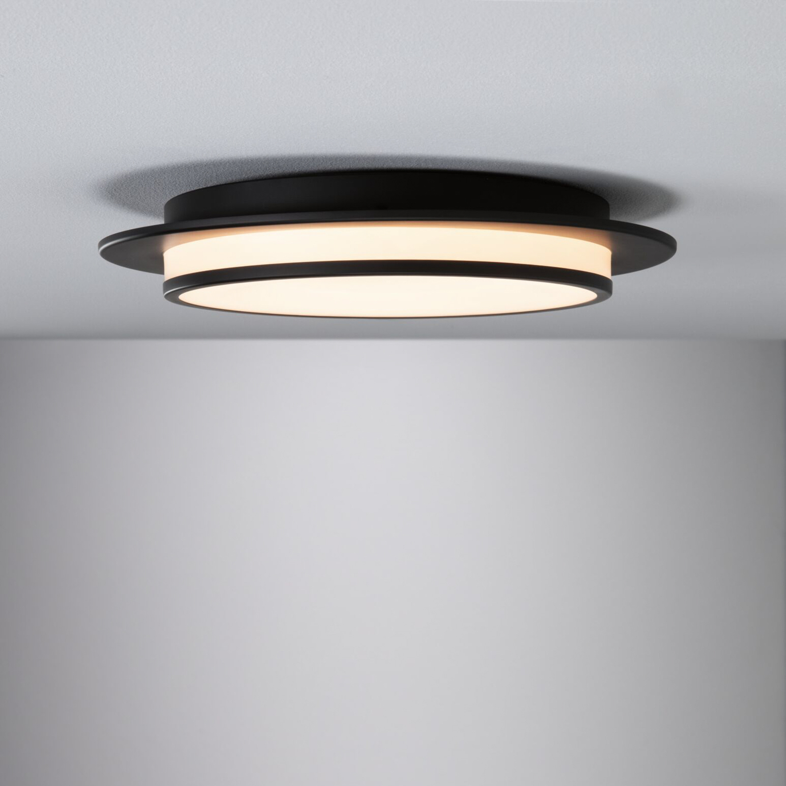 Paulmann Egron LED plafondlamp 3-step-dim, zwart