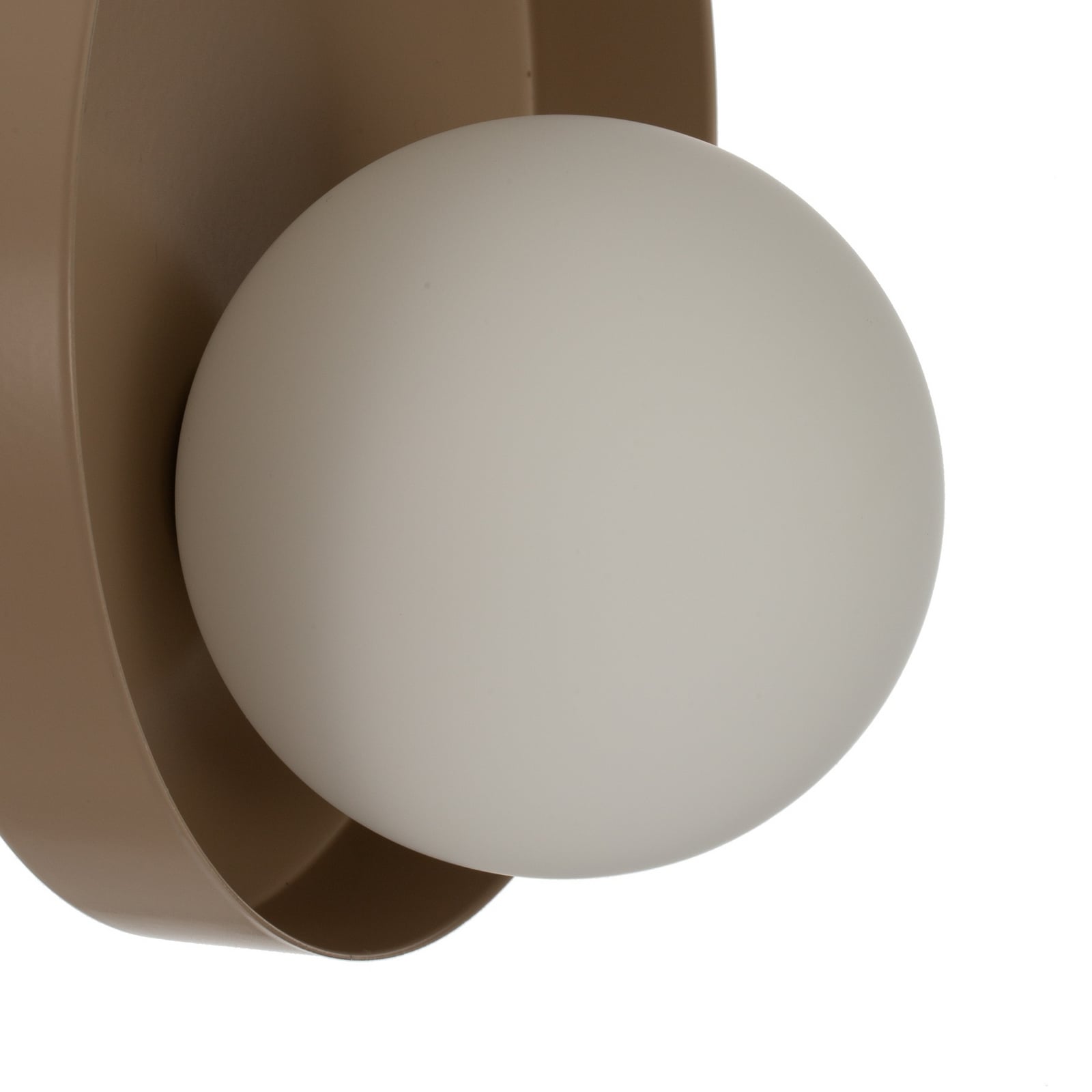 Applique murale Kido K1, beige/opale, verre, Ø 20 cm Applique murale Kido K1, beige/opale, verre, Ø 20 cm