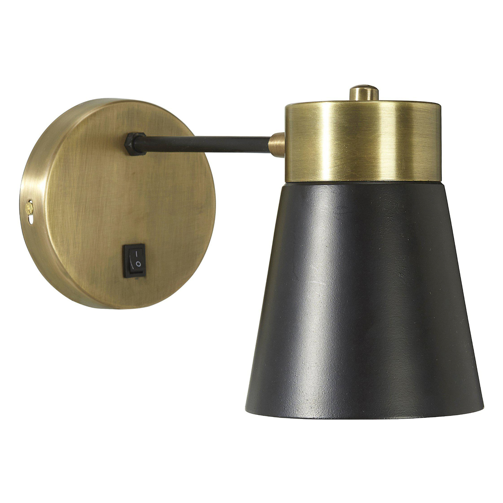 PR Home Luna wall lamp black/antique brass