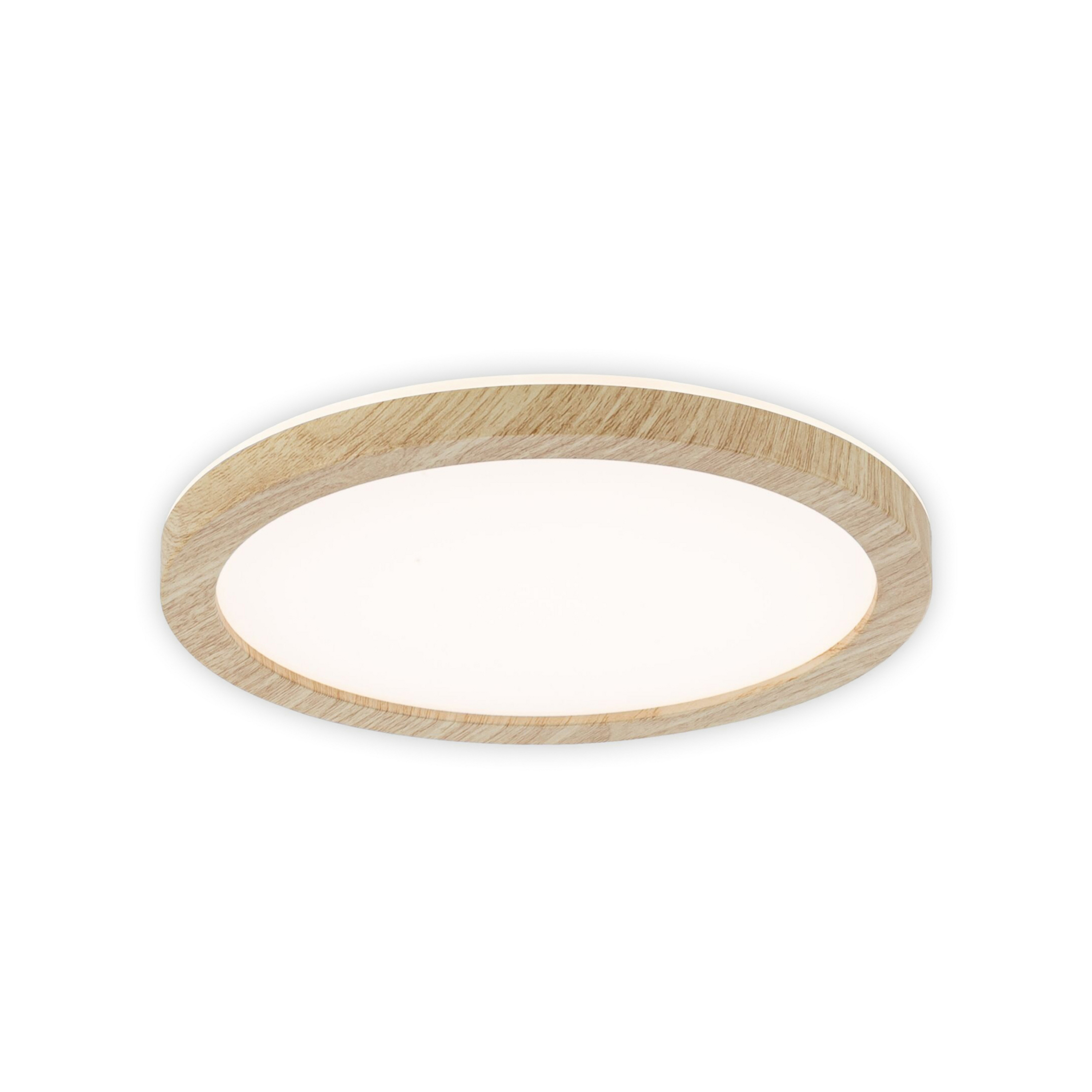 Atria Shine LED-panel Ø19 cm, tre, IP44, 3000 K, av/på, Paulmann