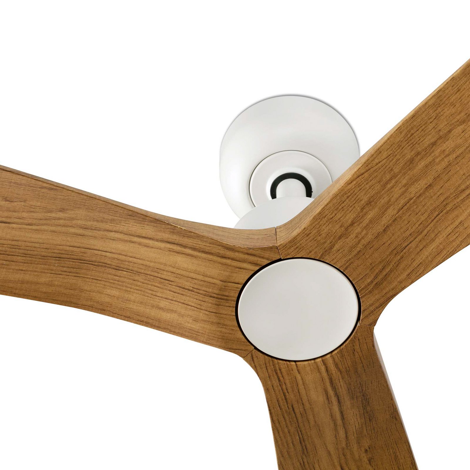Outwood mennyezeti ventilátor, barna, DC, csendes, Ø 150 cm, IP44