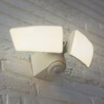 LED külső fali világítás Artica fehér, érzékelővel