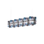 Slamp LED hanglamp La Lollo blauw-paars, 140 cm