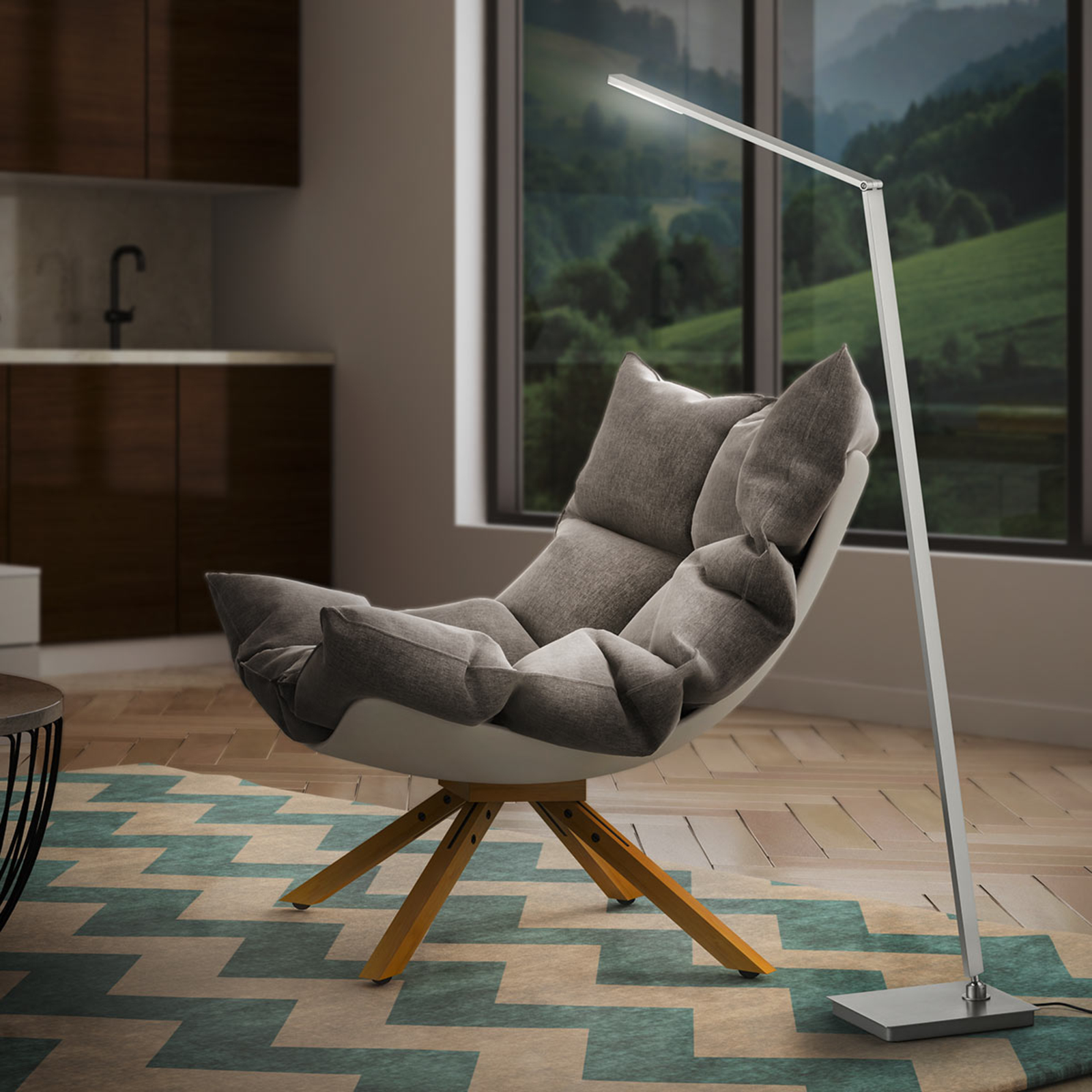 Dimbar via geststyrning LED golvlampa Omar | Lamp24.se Dimbar via geststyrning LED golvlampa Omar | Lamp24.se