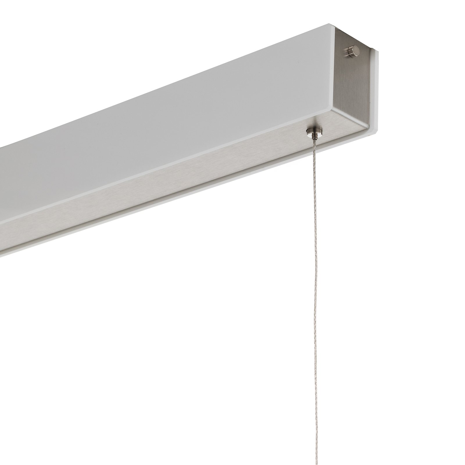 Candeeiro suspenso Orix LED, branco, 150 cm de comprimento