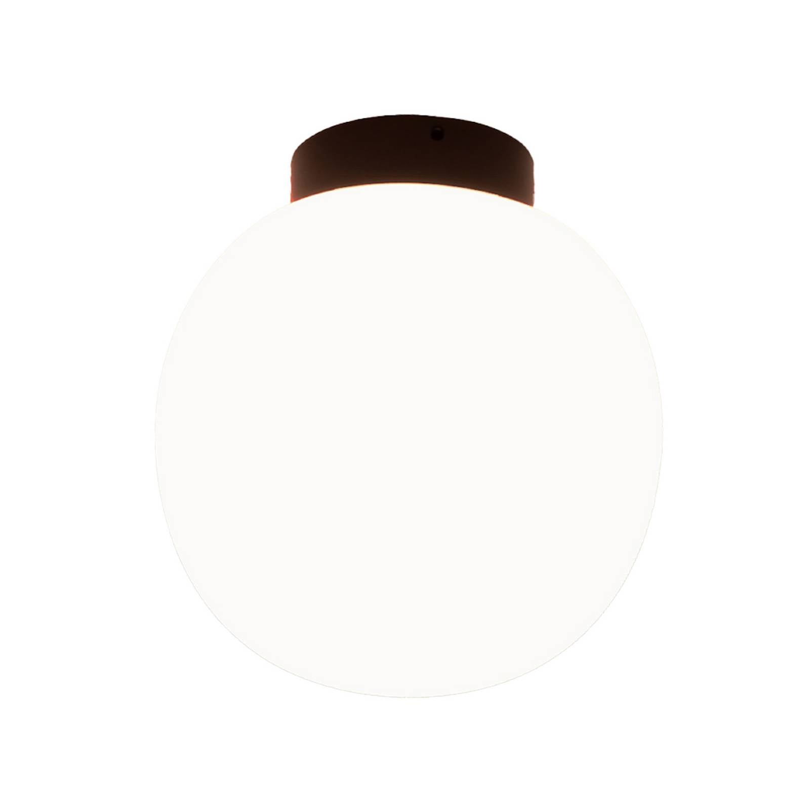 Casablanca Deckenlampe Acai, weiß/schwarz, Glas, 16 cm, E27