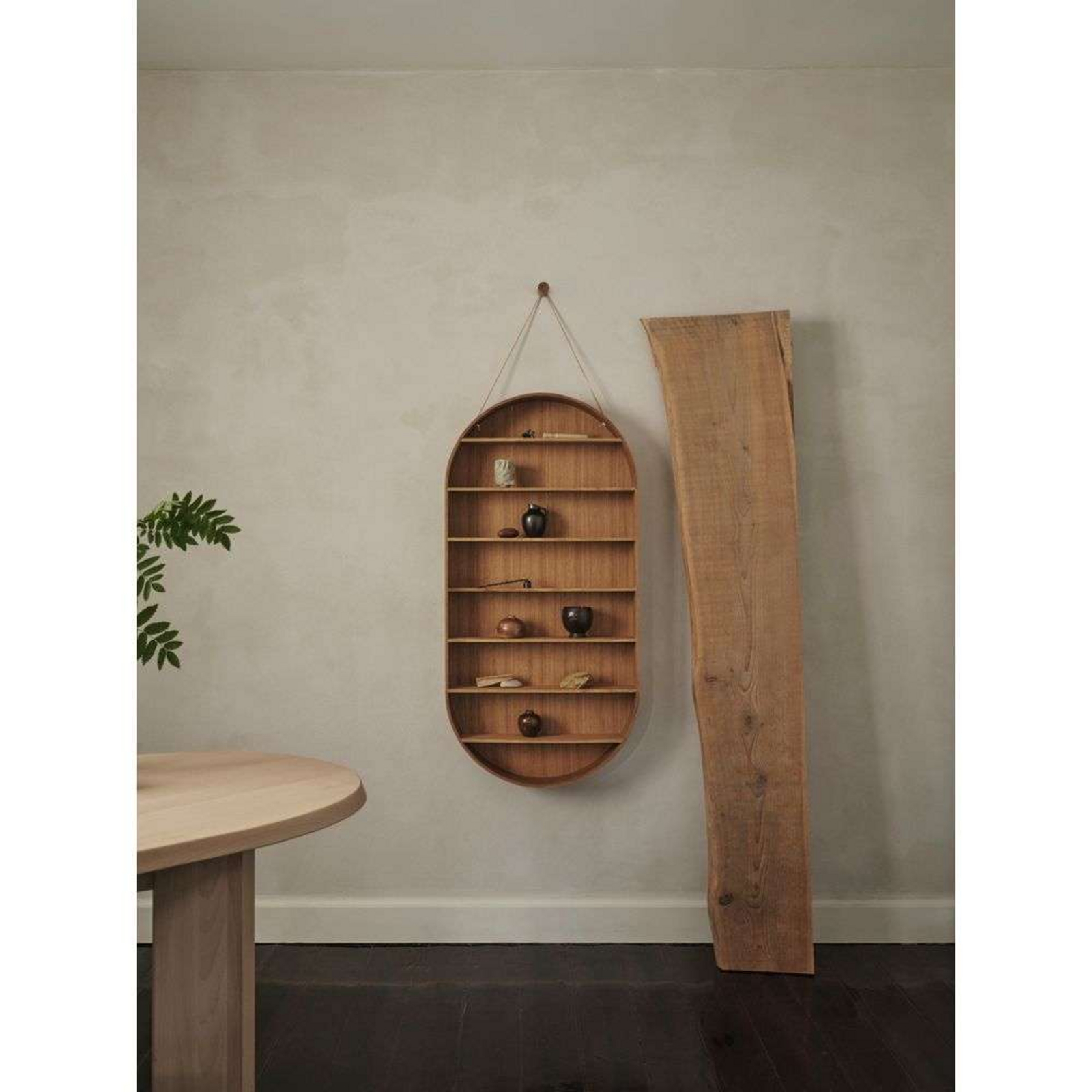 Oval Dorm Shelf Olieret Oak - Ferm Living