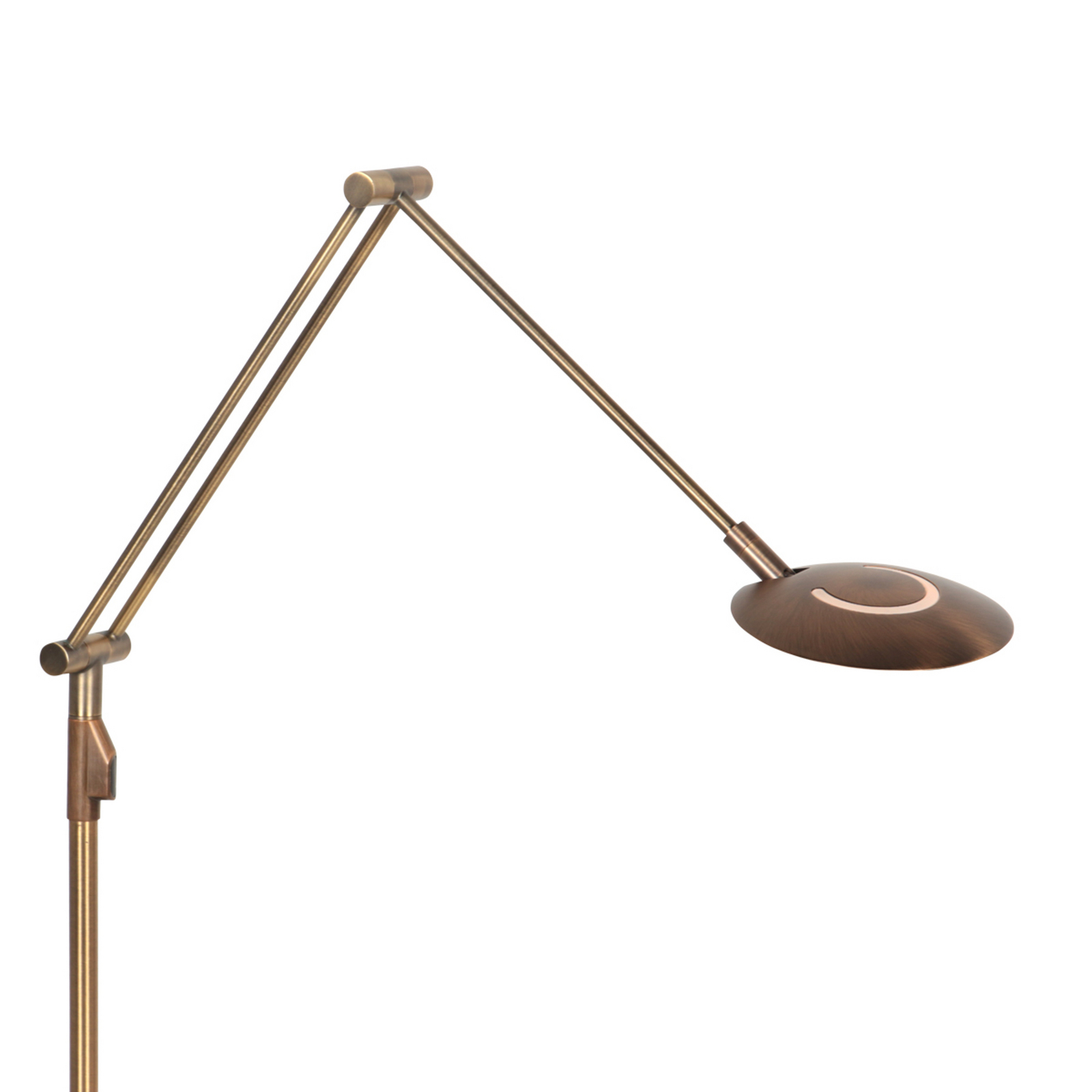 LED vloerlamp Zenith2, 1-lamp, brons, CCT, afstandsbediening LED vloerlamp Zenith2, 1-lamp, brons, CCT, afstandsbediening