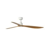 Outwood mennyezeti ventilátor, barna, DC, csendes, Ø 150 cm, IP44