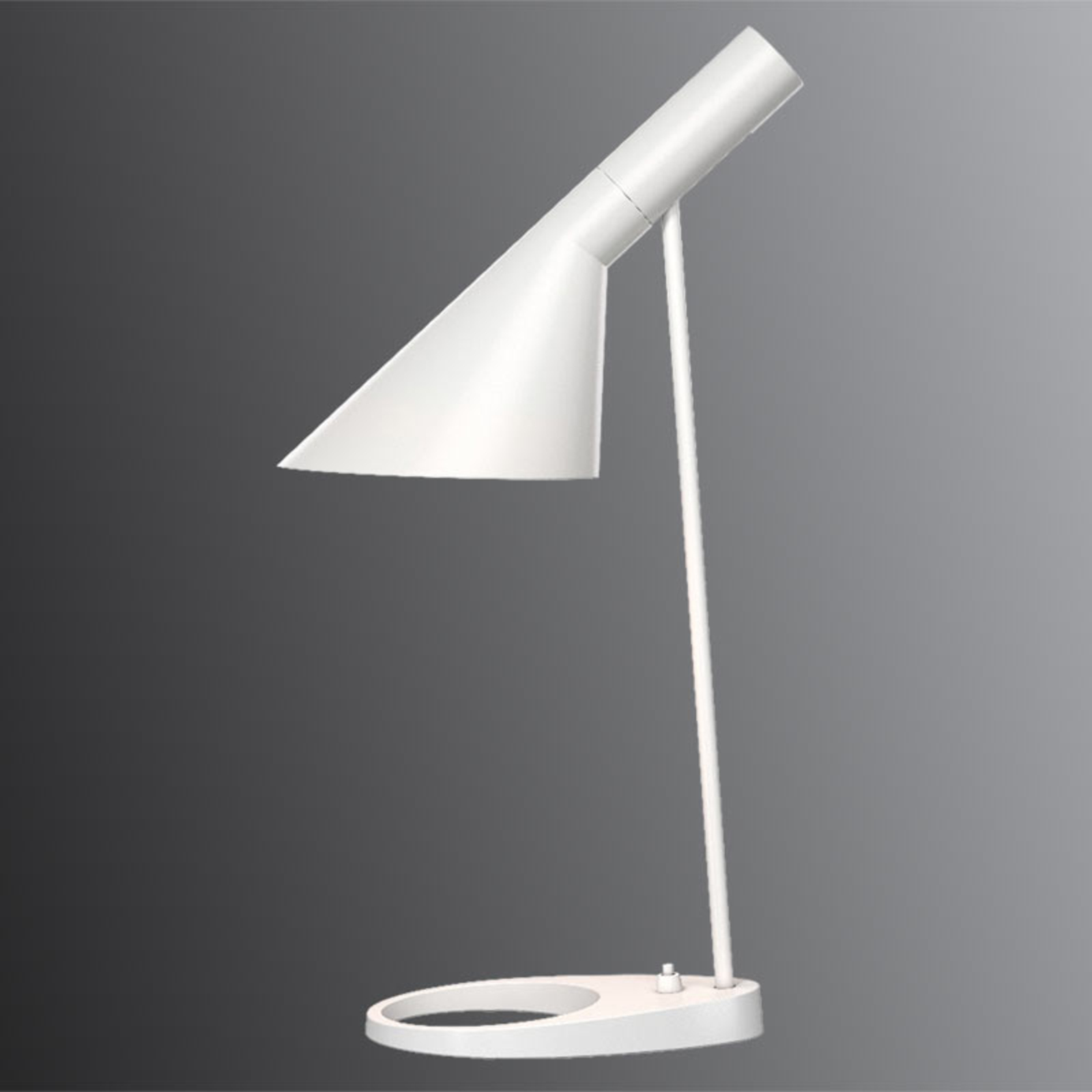 Louis Poulsen AJ - Dizaina galda lampa, balta