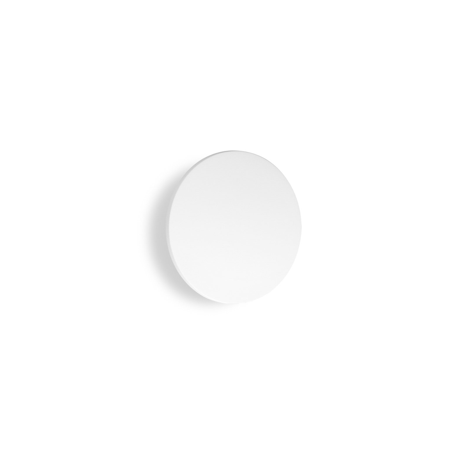 Ideal Lux kinkiet zewnętrzny Punto, biały, Ø 24 cm, metal
