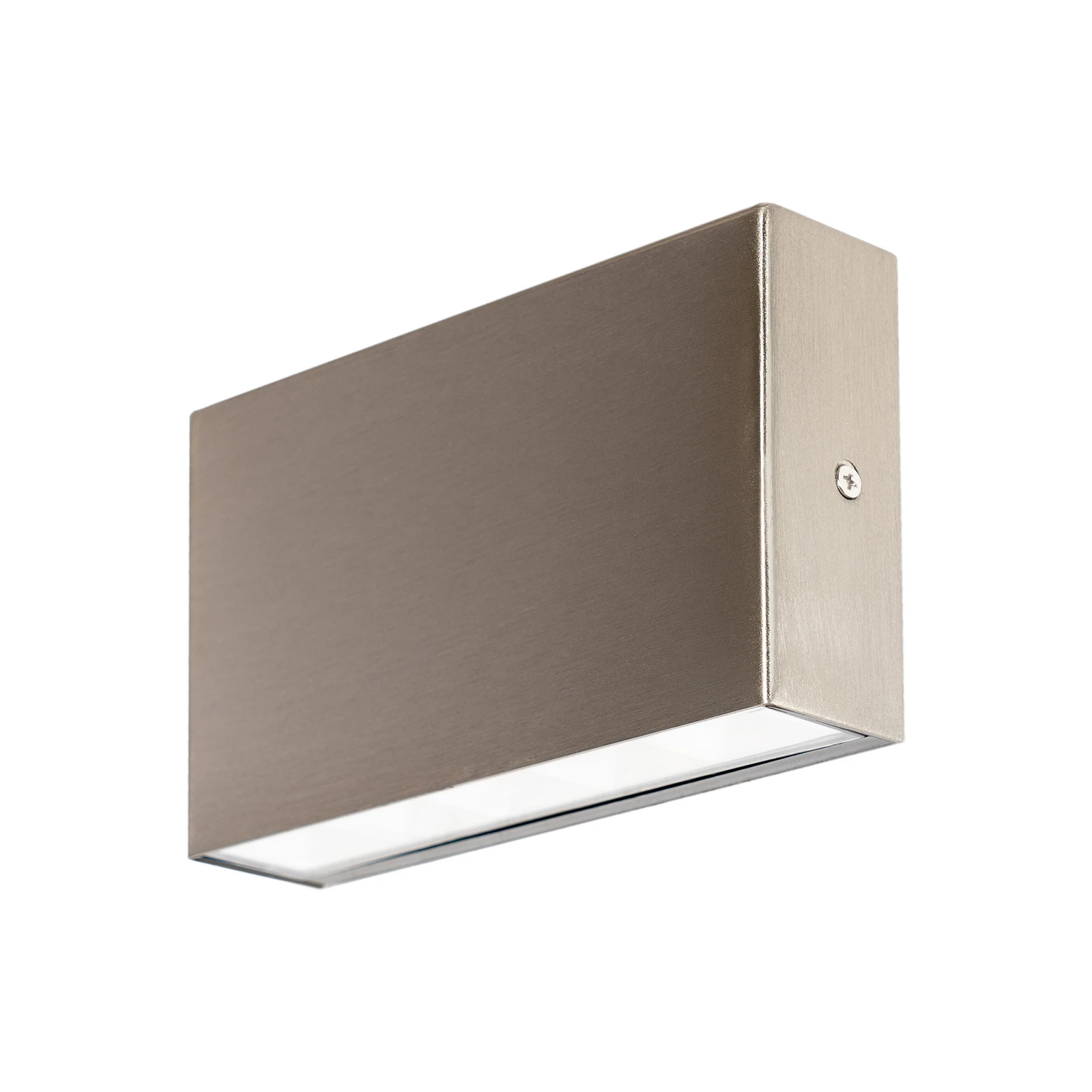 Arcchio Candeeiro de parede exterior LED Karline, 530 lm, aço inoxidável, IP65