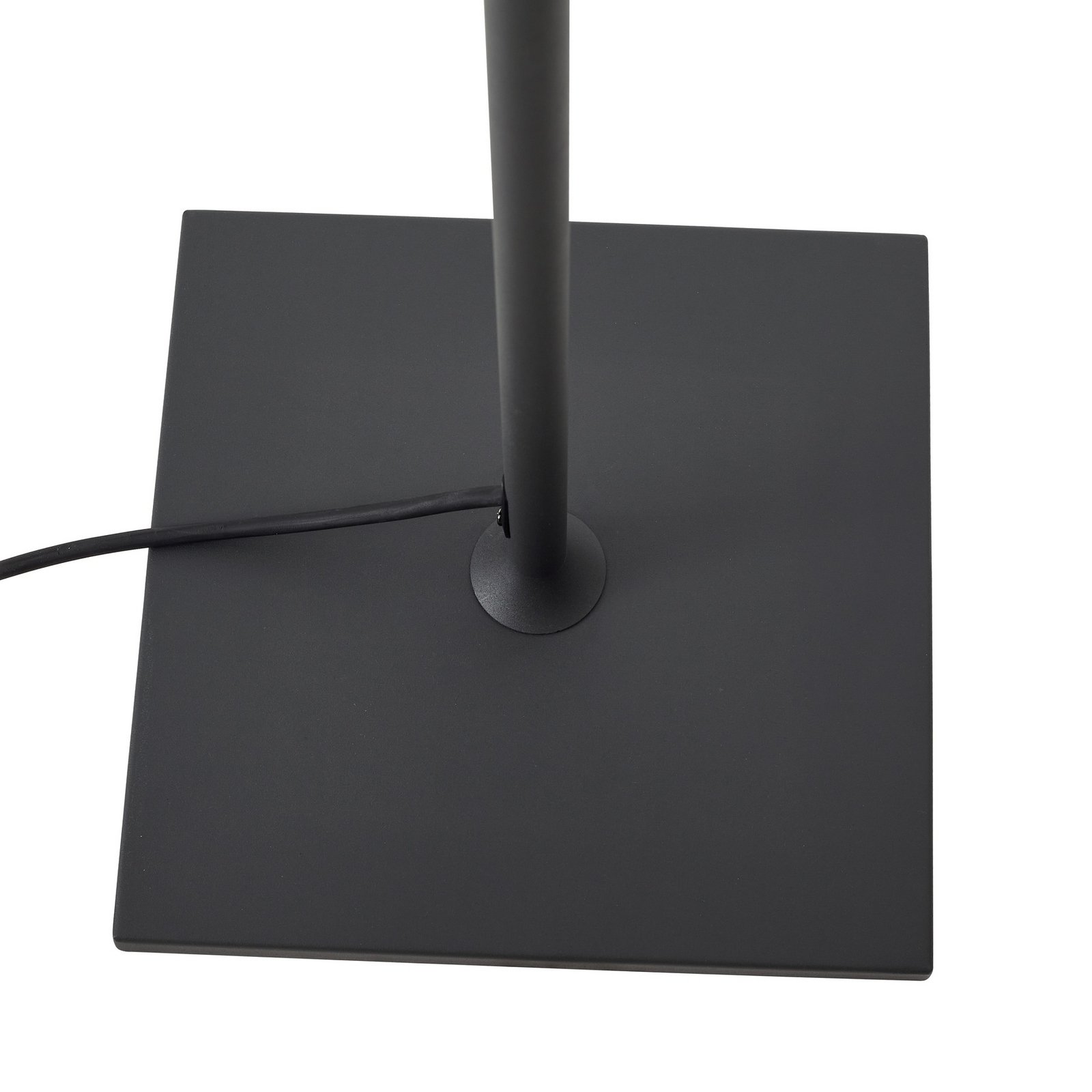 Lucande terraslamp Andrei, grijs, 150cm hoog, IP54, E27