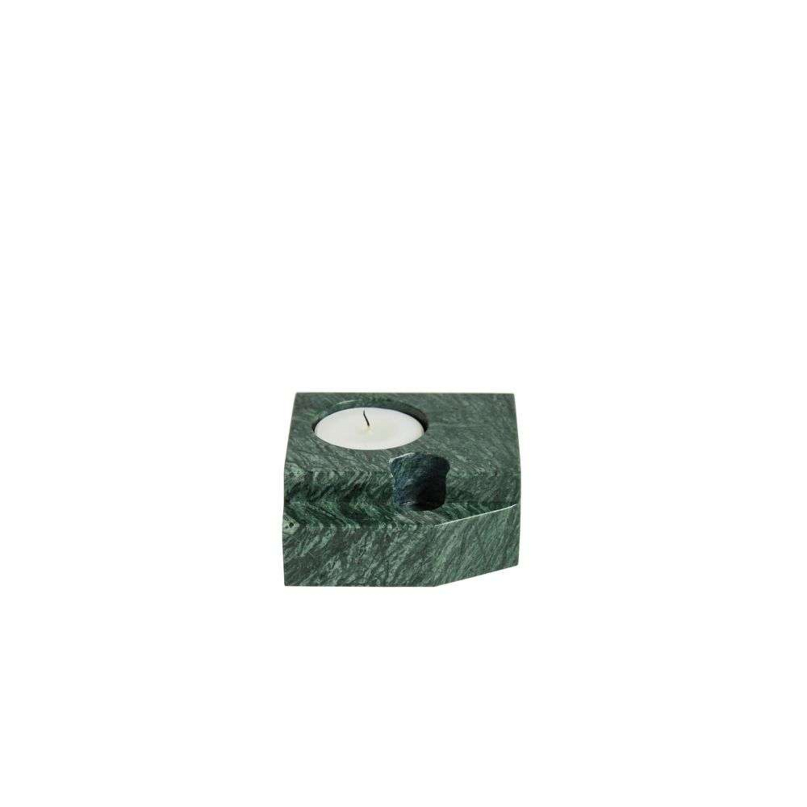 Jeu de dés 3 Candle Holder Green Marble - Woud