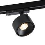 Molto Luce LED 3-fase railspot Magis, zwart, 827