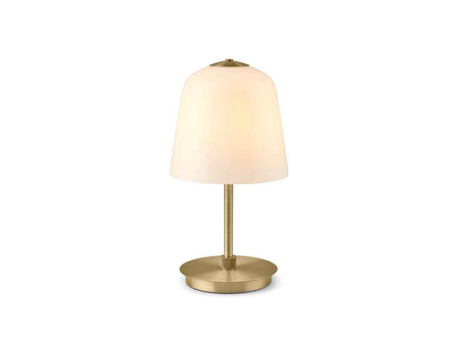 Room 49 Portable Table Lamp Antique Brass/Opal - Halo Design