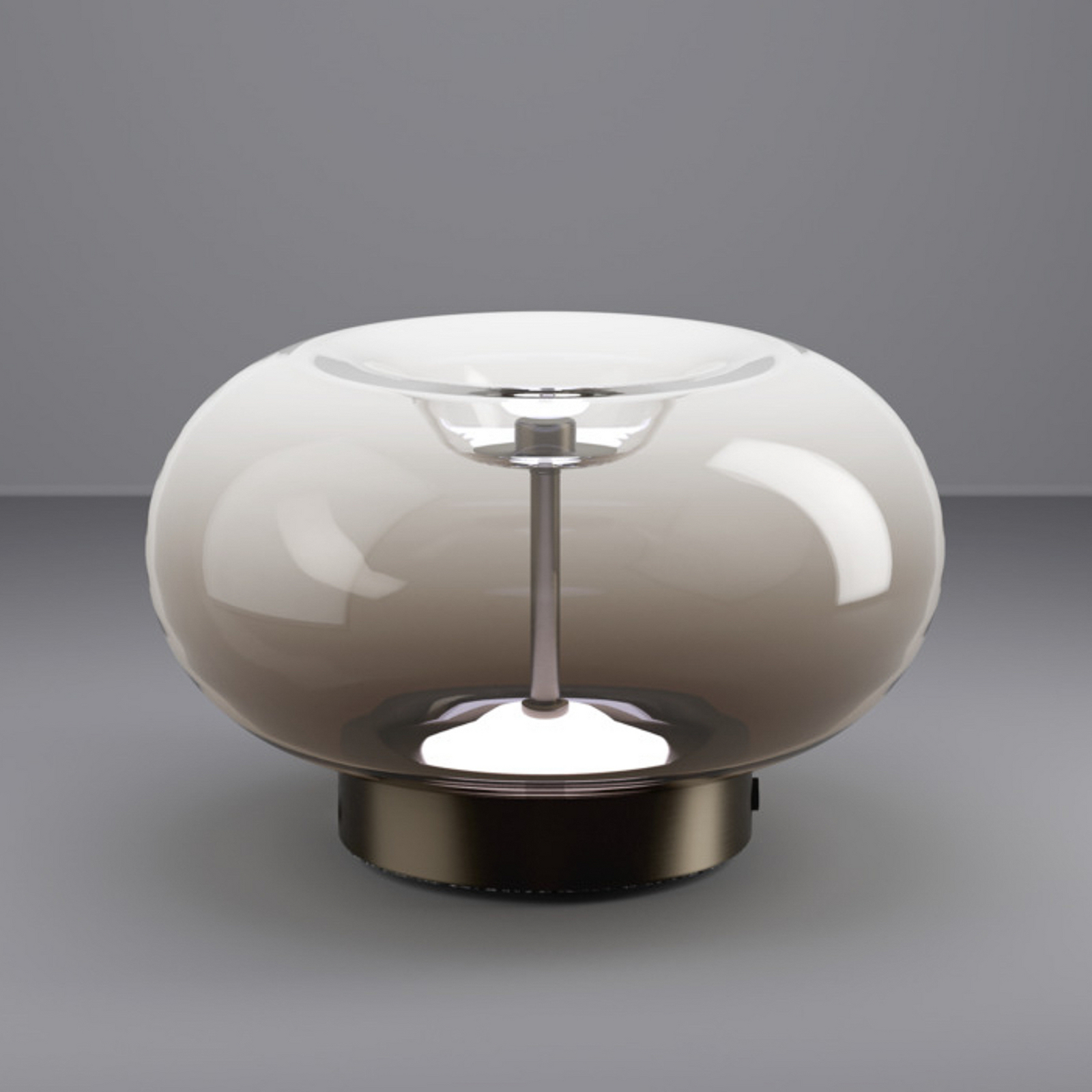 Lámpara de mesa LED EGLO OPTICA 1, bronce/marrón, Ø 25 cm, CCT Lámpara de mesa LED EGLO OPTICA 1, bronce/marrón, Ø 25 cm, CCT