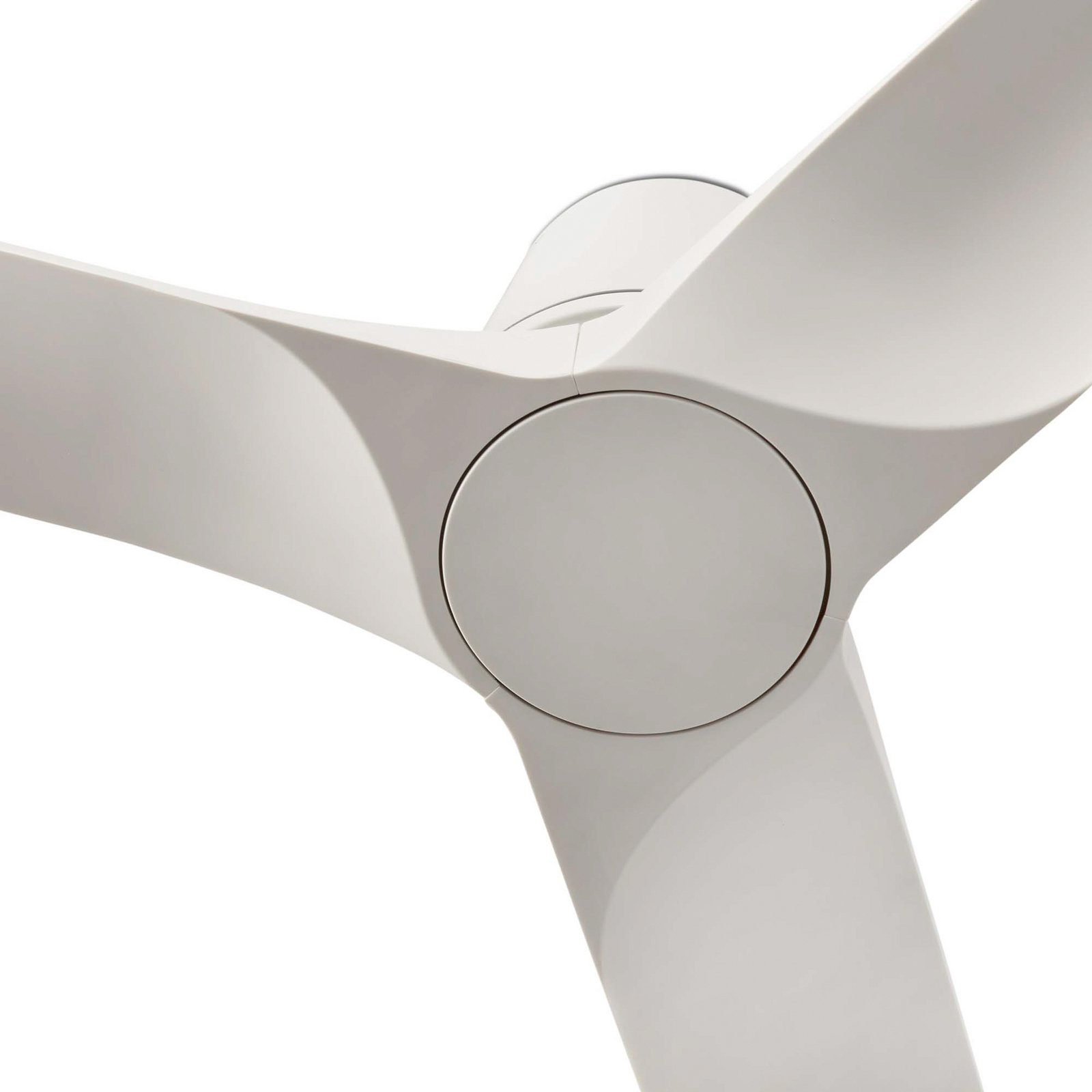 Mennyezeti ventilátor Hey S, fehér, DC motor, csendes, Ø 90 cm