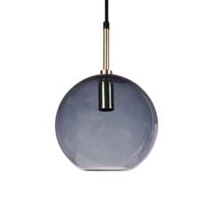 PR Home függőlámpa Milla, Ø 20 cm, arany/füstszürke, arany/füstszürke
