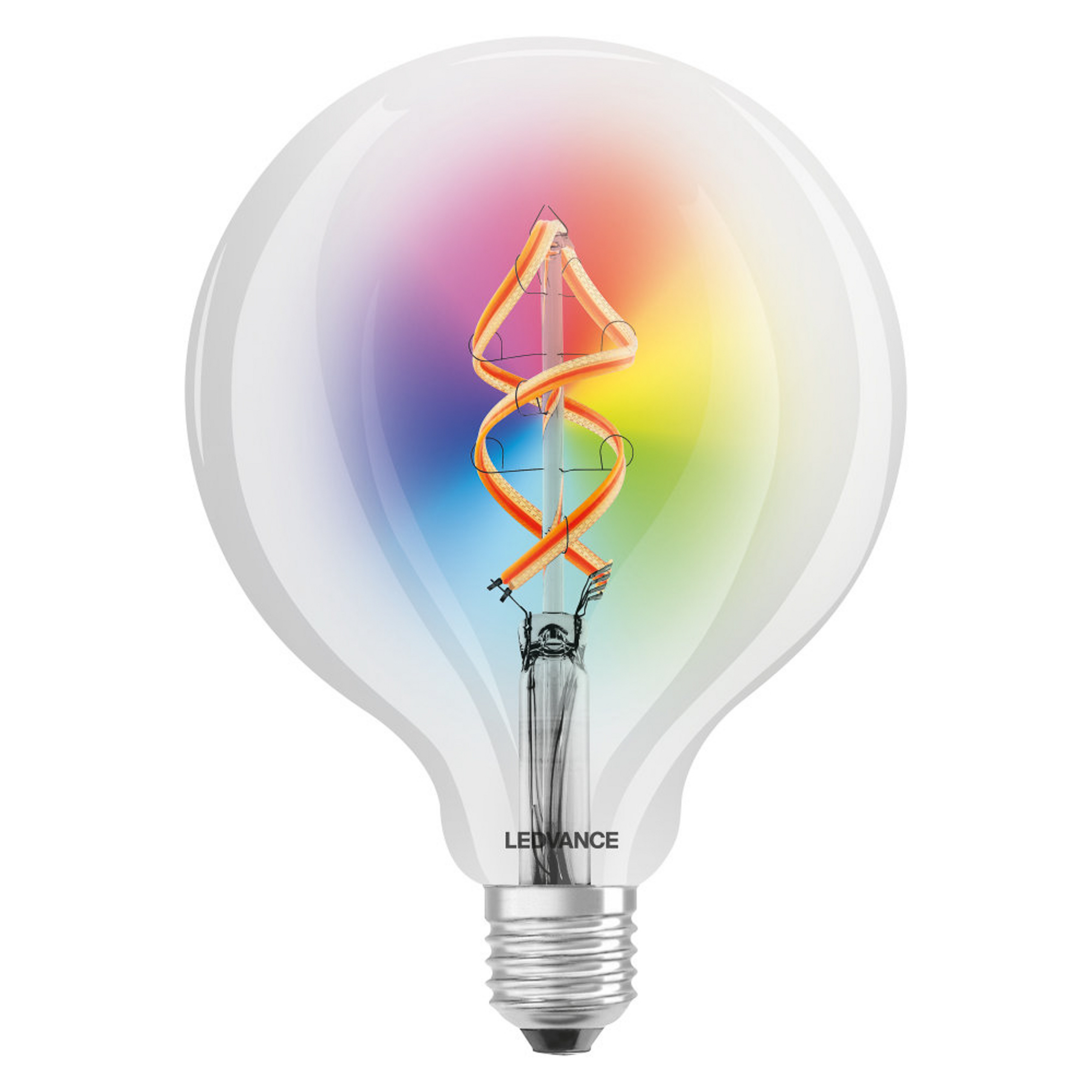 LEDVANCE SMART+ WiFi filament globe RGBW E27 4,5W