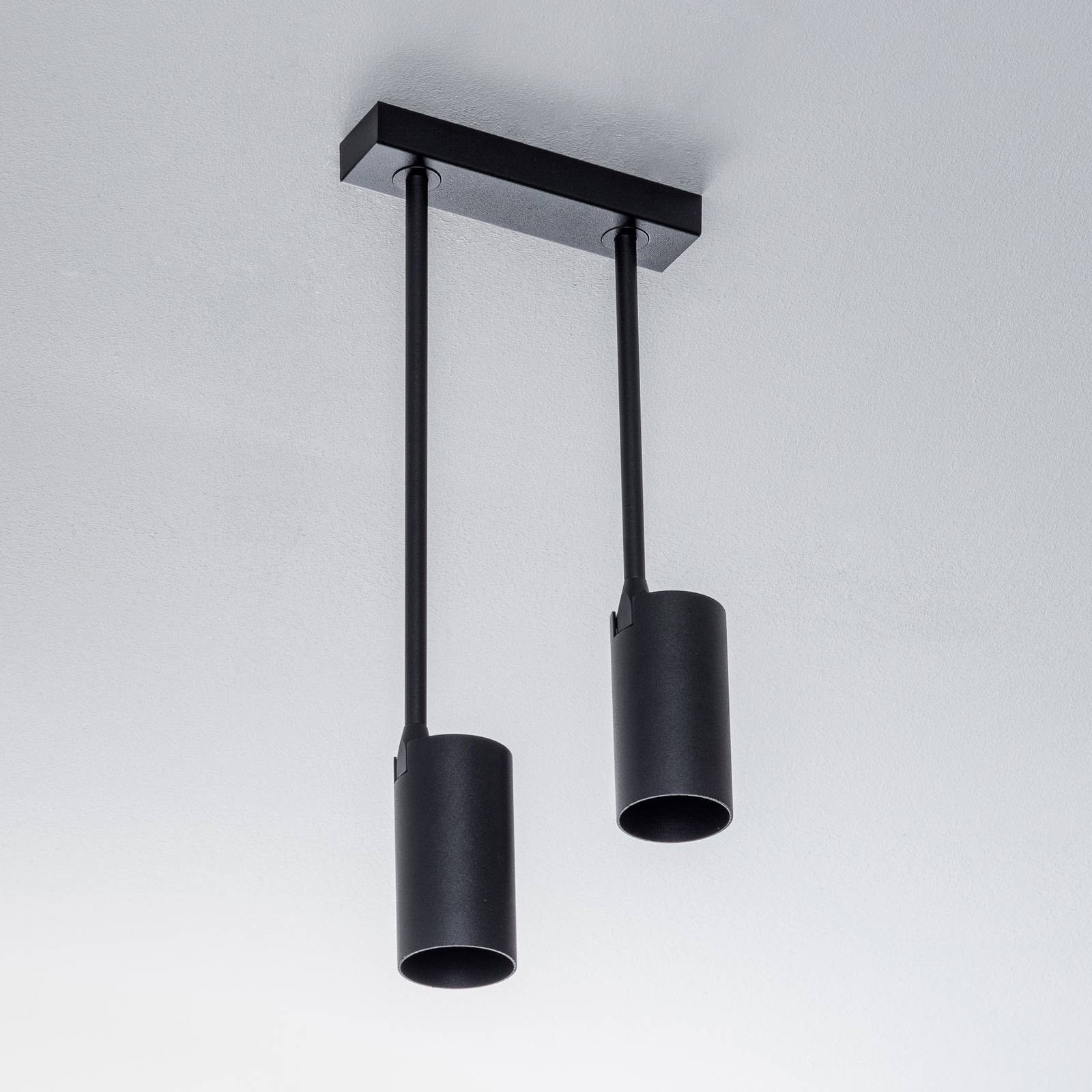 Euluna Spot pour plafond Mono Long II noir