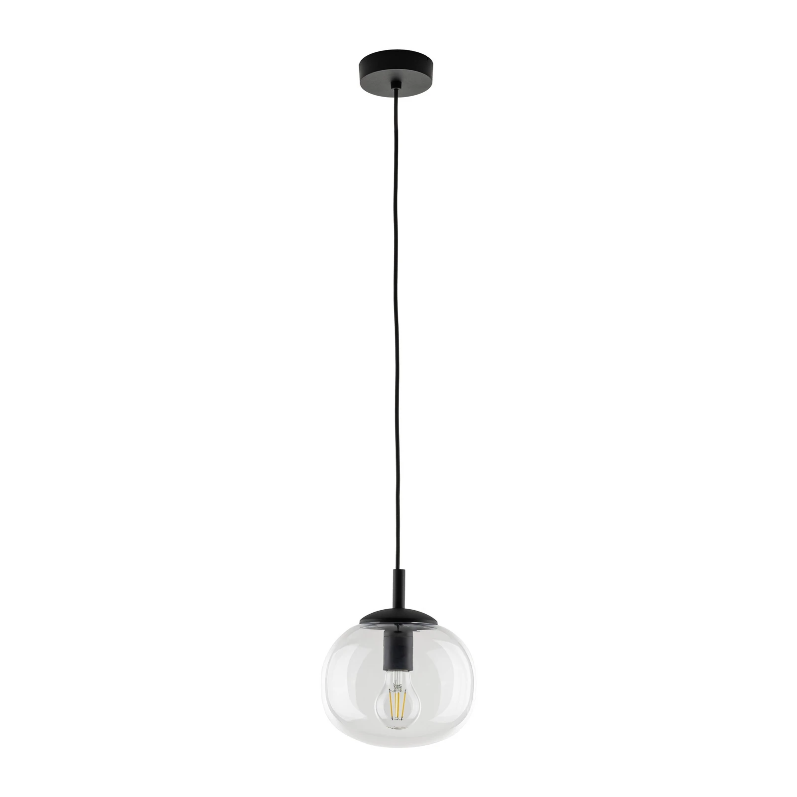 Hängeleuchte Vibe, Glas klar, Ø 20 cm