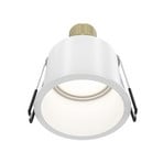 Maytoni inbouwdownlight Reif, wit/wit, Ø 6,8 cm, aluminium