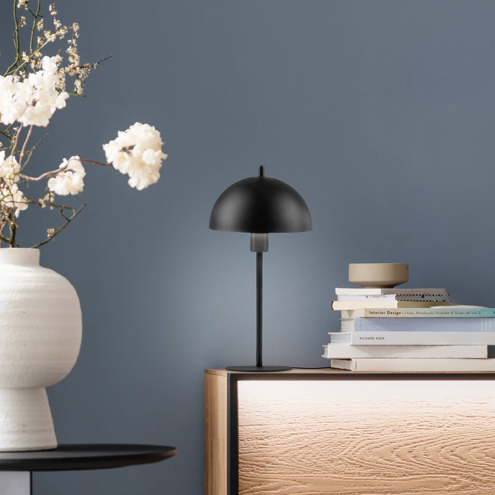 SCHÖNER WOHNEN Tischleuchte Ali, schwarz, Eisen, E14 günstig online kaufen