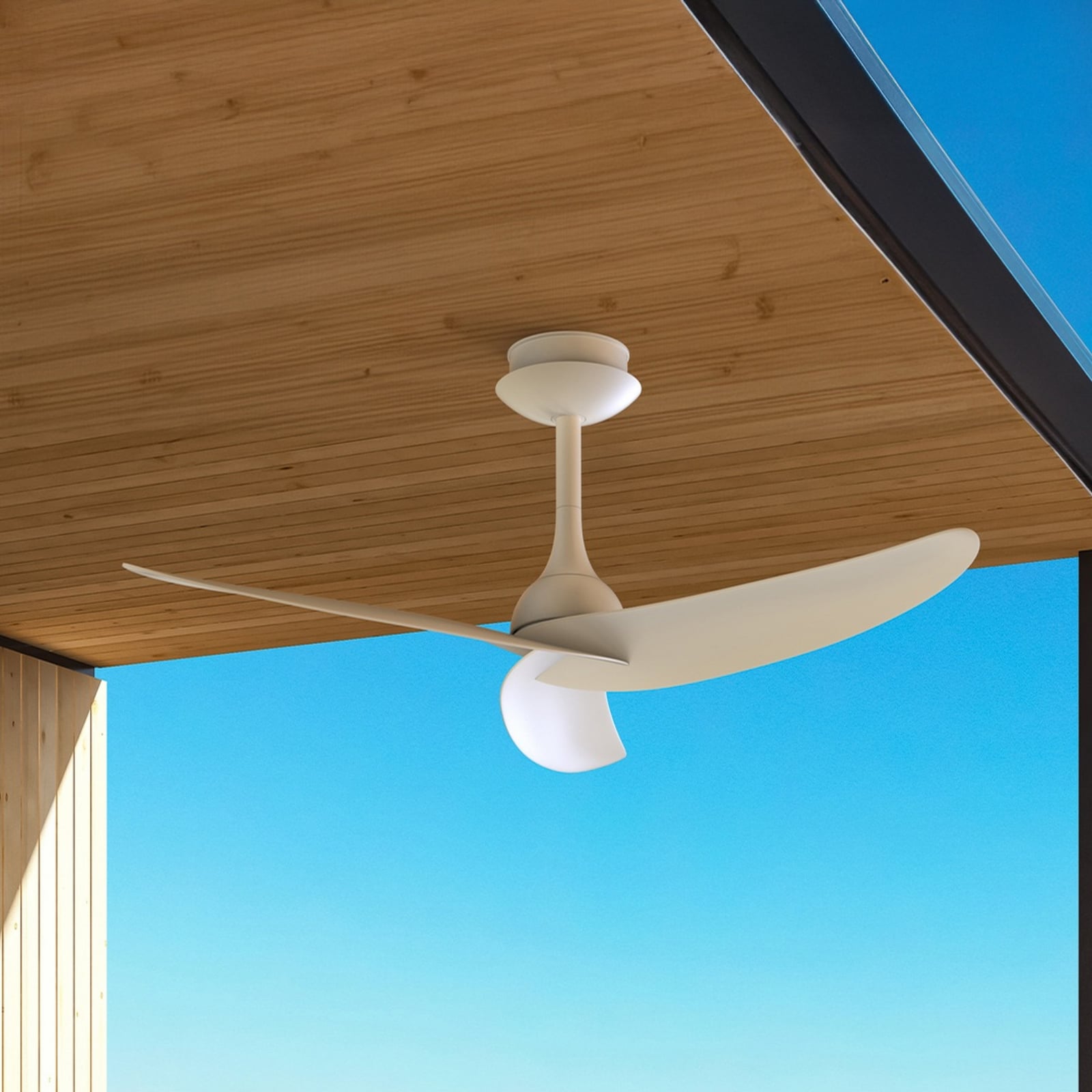 Deckenventilator Ipanema, weiß, DC, leise, Remote, IP44