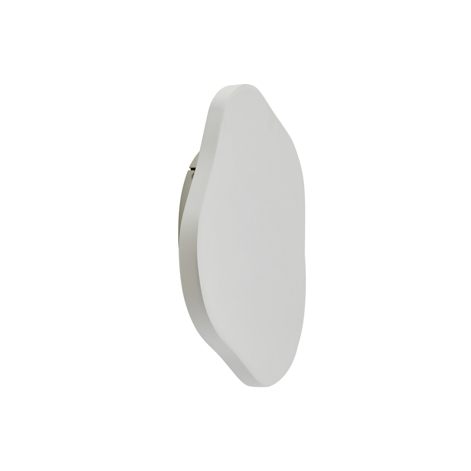 Kinkiet LED Nielson 30 x 30 cm biały gips - Lindby