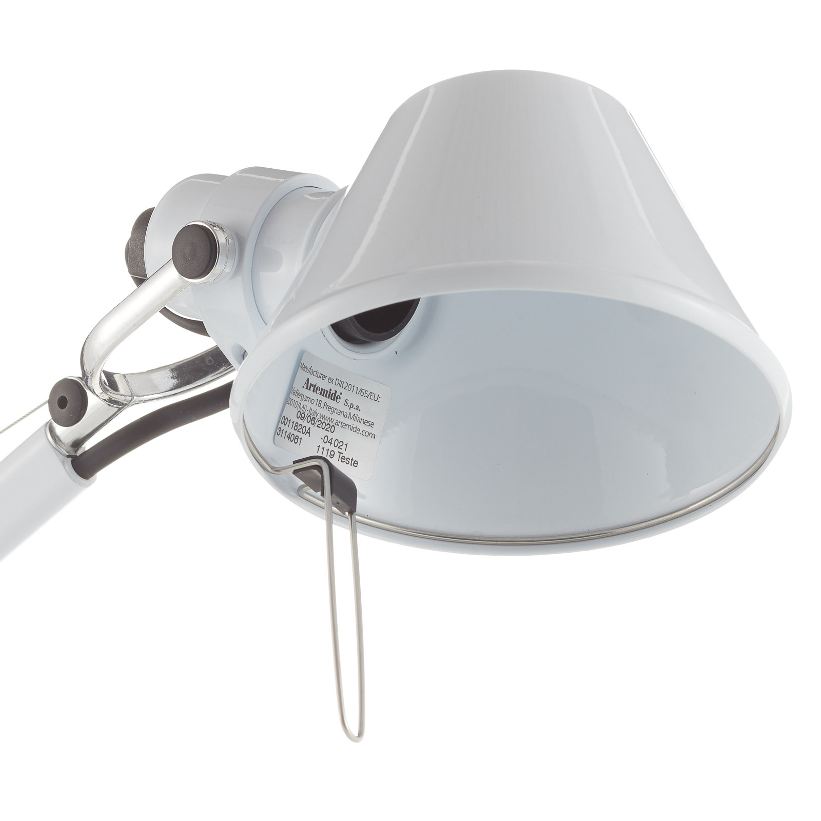 Stolná lampa Artemide Tolomeo Micro biela