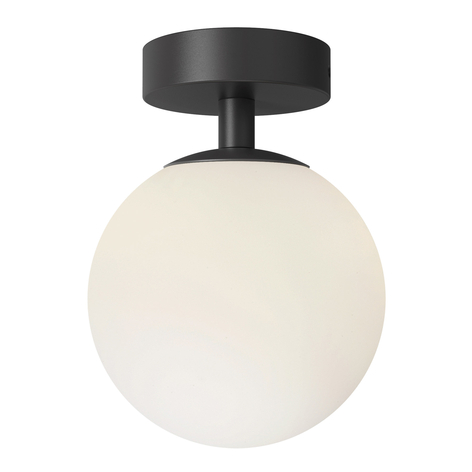 Astro Denver loftlampe, IP44, kugle, glas