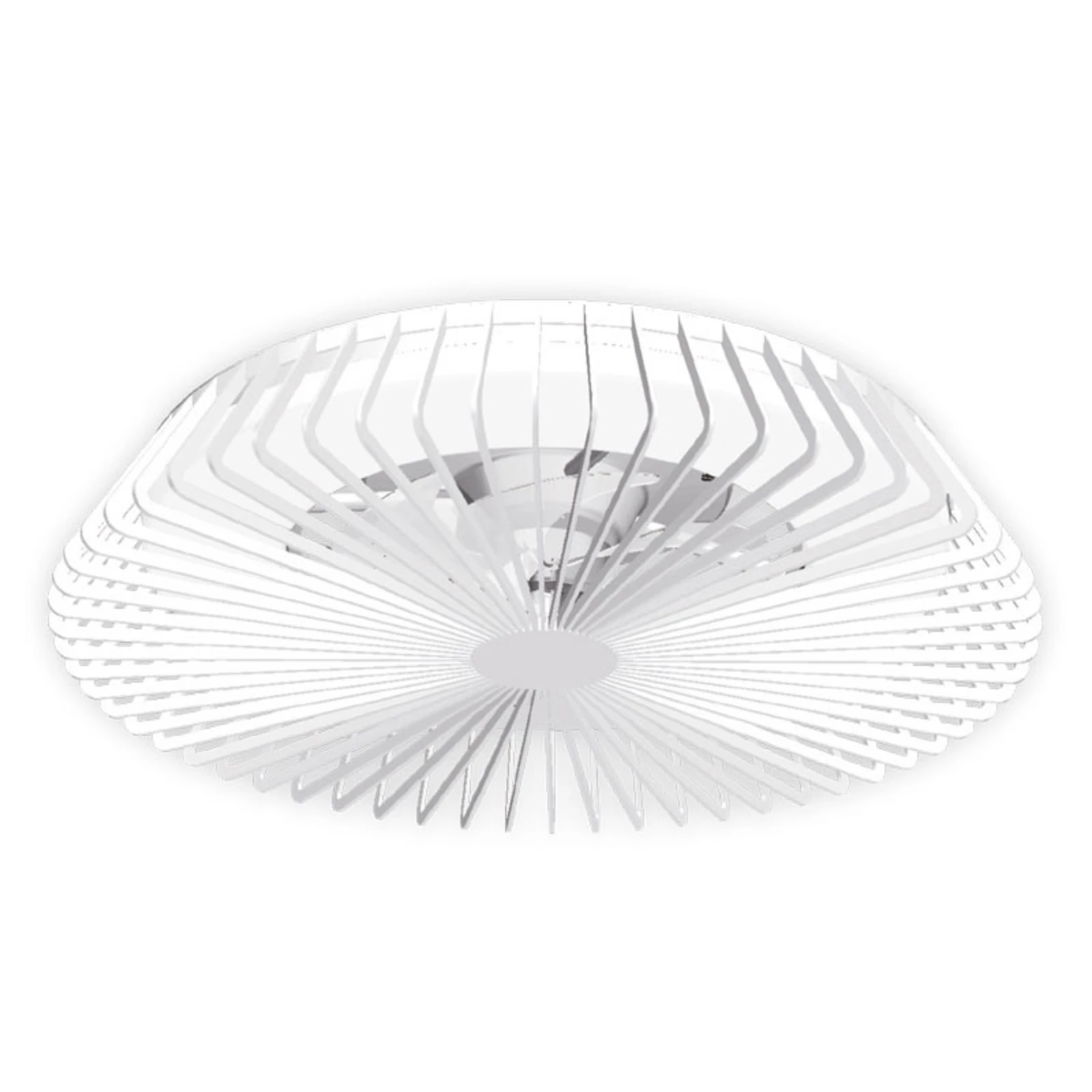Smart LED-Deckenventilator Himalaya, weiß, DC, leise, Tuya
