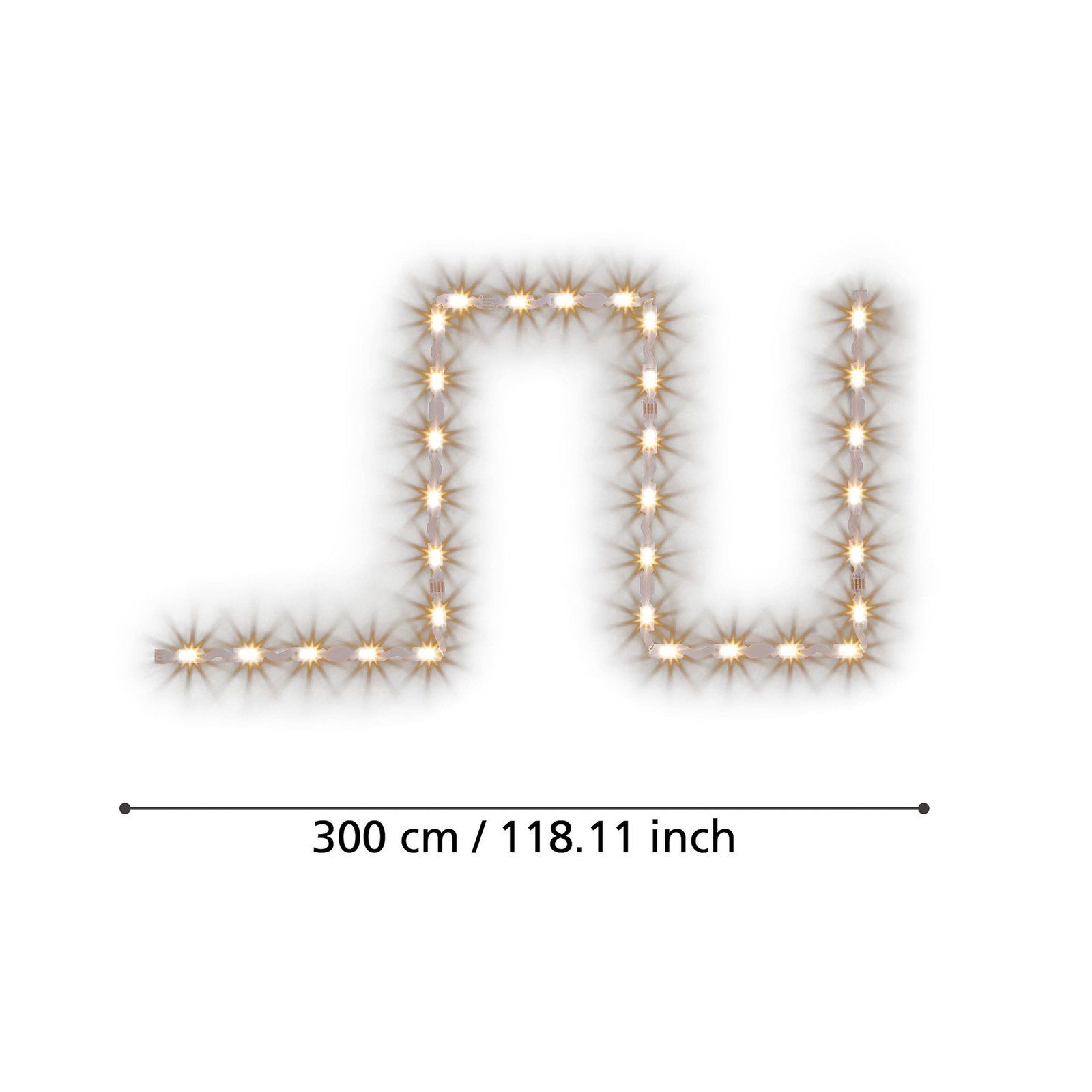 EGLO savienot Stripe-Z CCT LED sloksnes starta komplekts 3m EGLO savienot Stripe-Z CCT LED sloksnes starta komplekts 3m