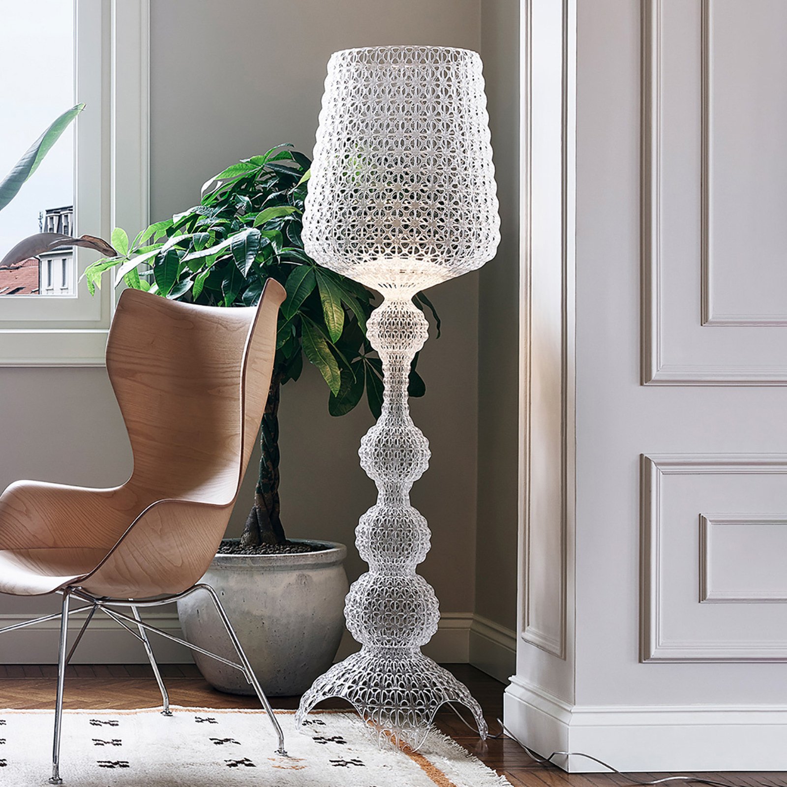 Kabuki Podna lampa Krystal - Kartell