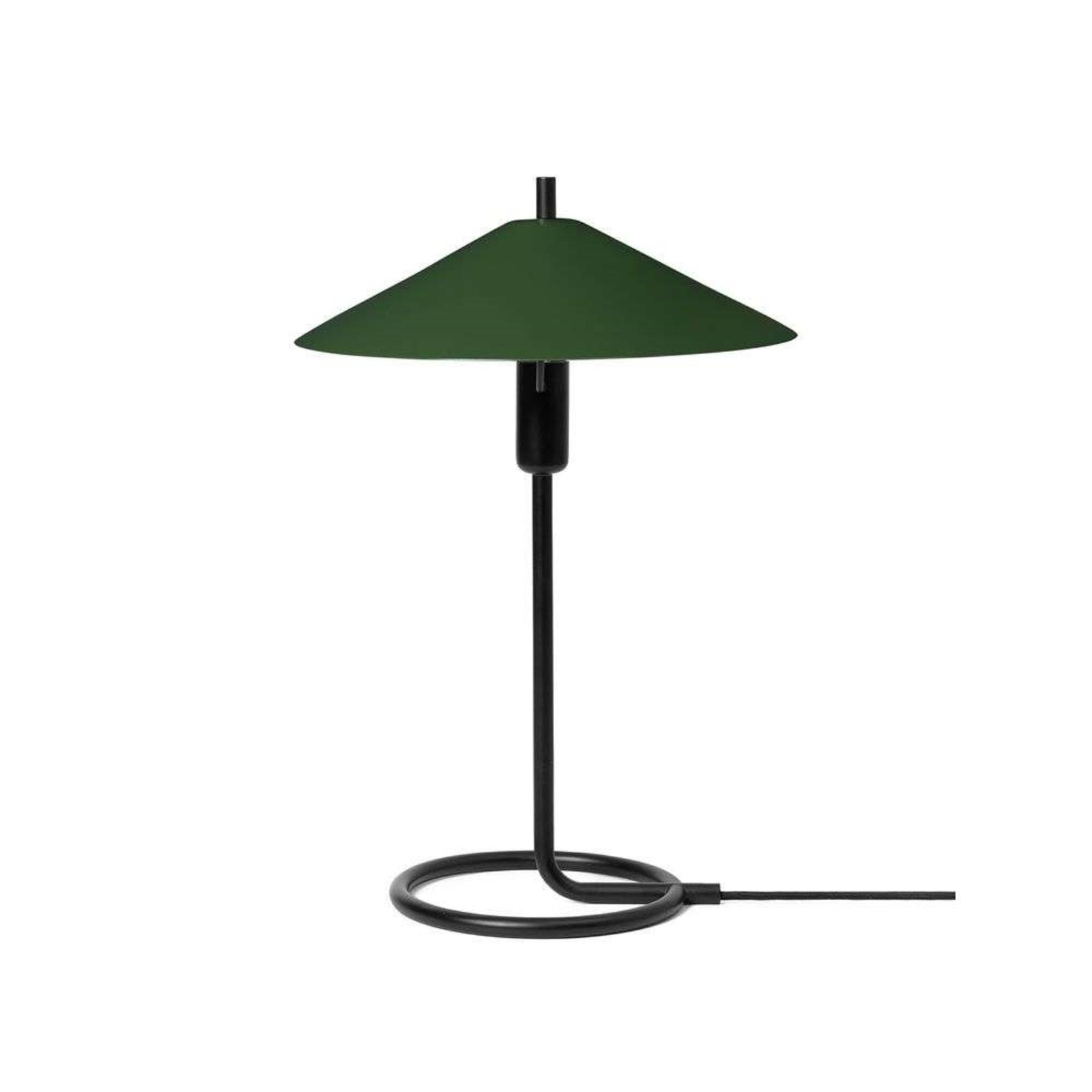 Filo Bordslampa Black/Dark Olive - Ferm Living