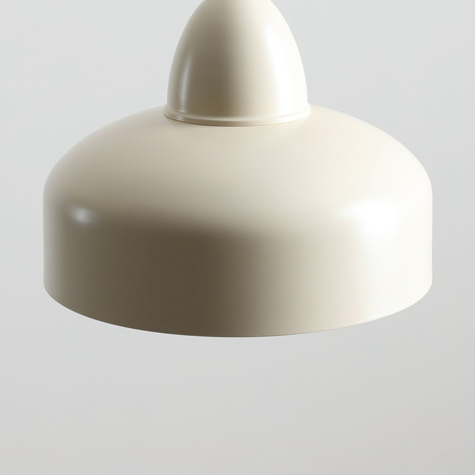 Lámpara colgante Mille, 1 luz, crema