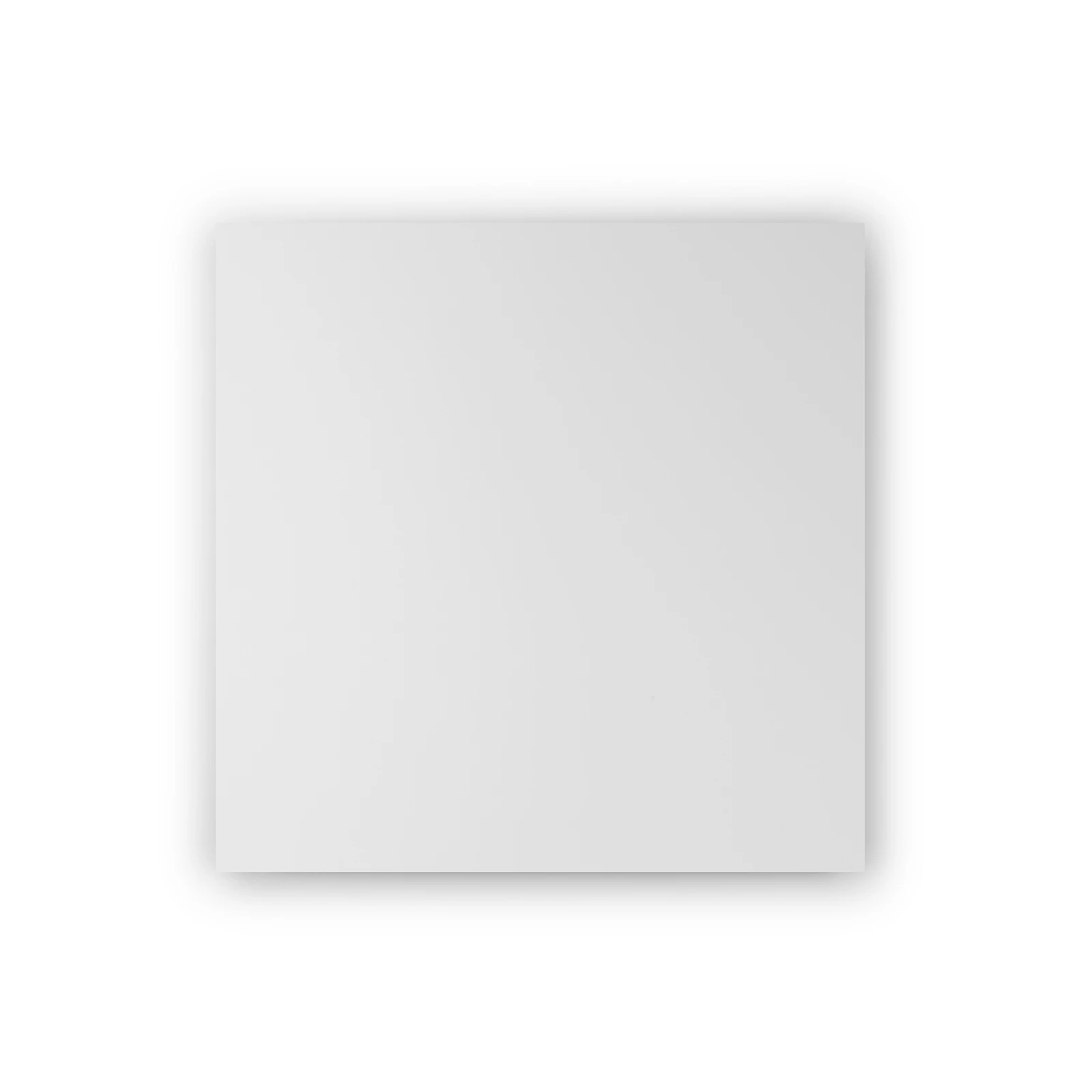 Applique a LED BLADE Q, bianca, 44 x 44 cm, metallo, dimmerabile
