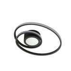 Thalina LED Ceiling Lamp 45cm Black/White - Lindby