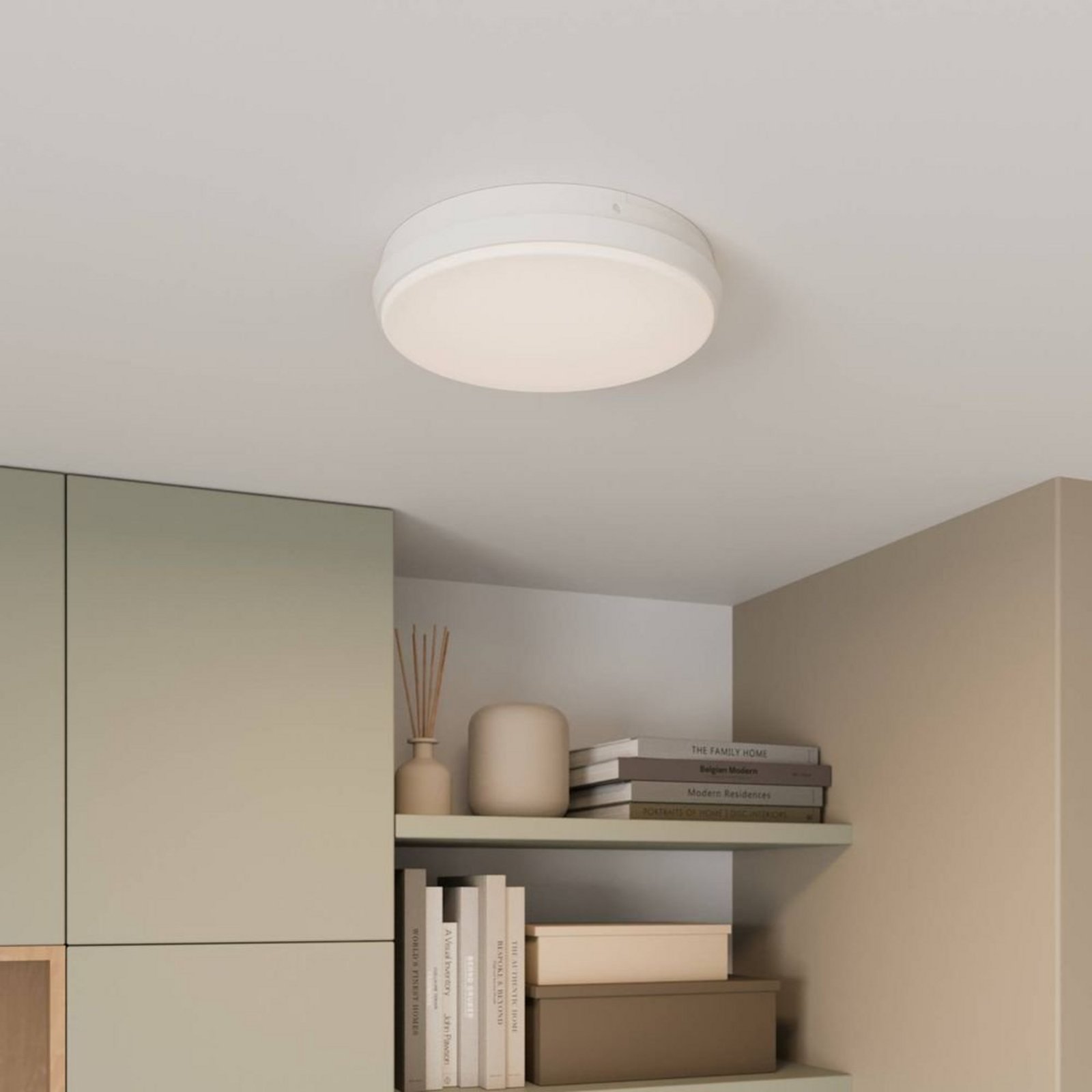 Brady LED Round Ceiling Lamp Ø25 White - Arcchio