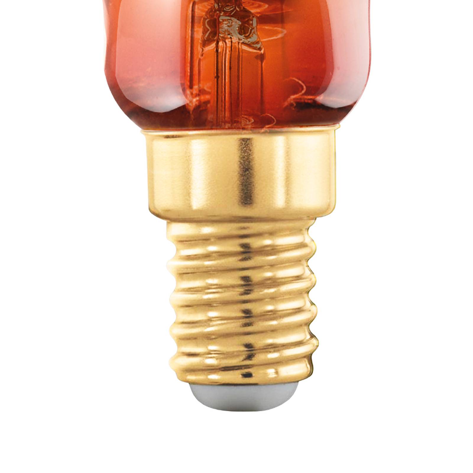 LED-lampe E14 4W P45 2000K glødetråd kobberdimming