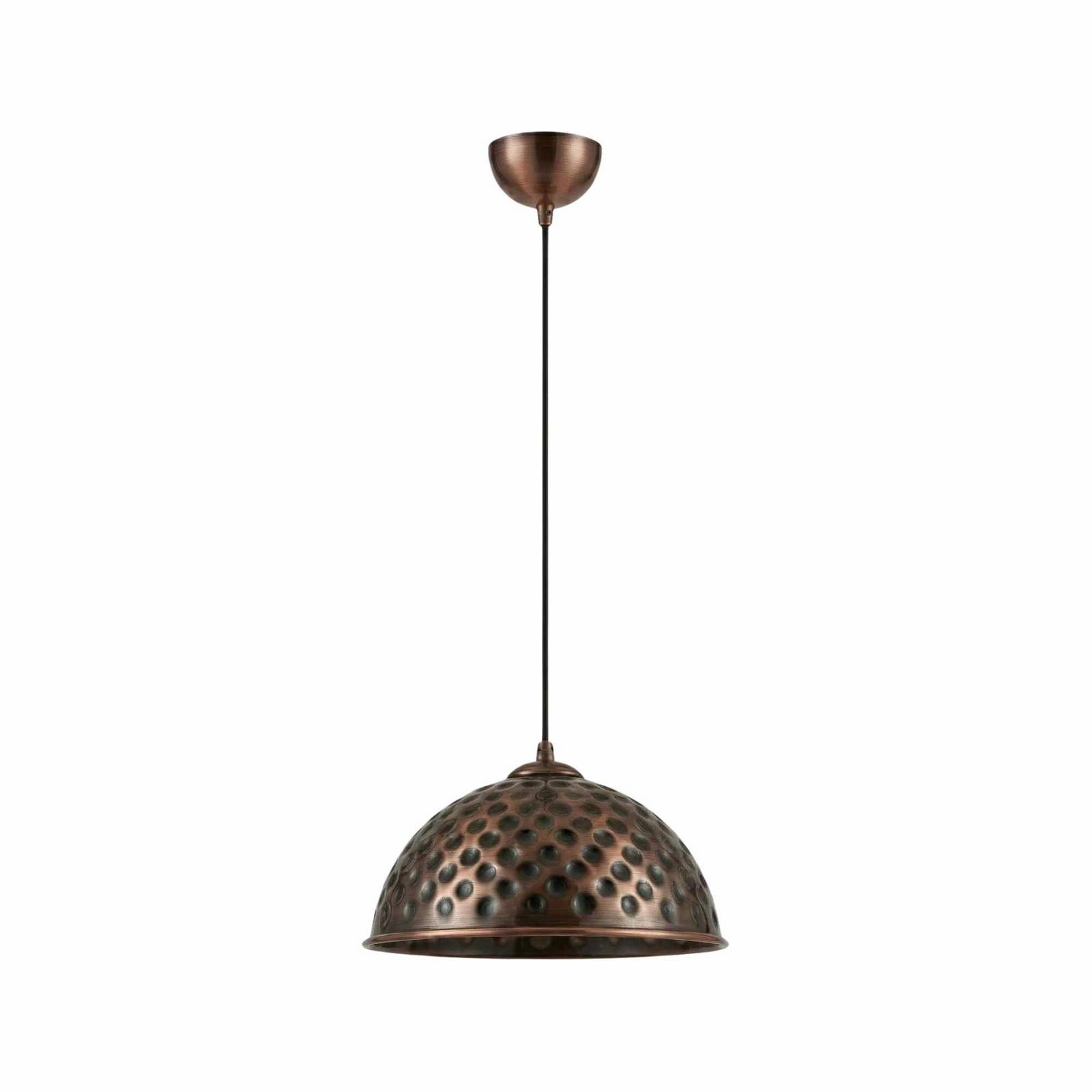 Hängeleuchte ECHO, kupferfarben, Ø 26 cm, Metall, E27