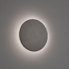 Lámpara de pared LED Raven de pizarra, redondo