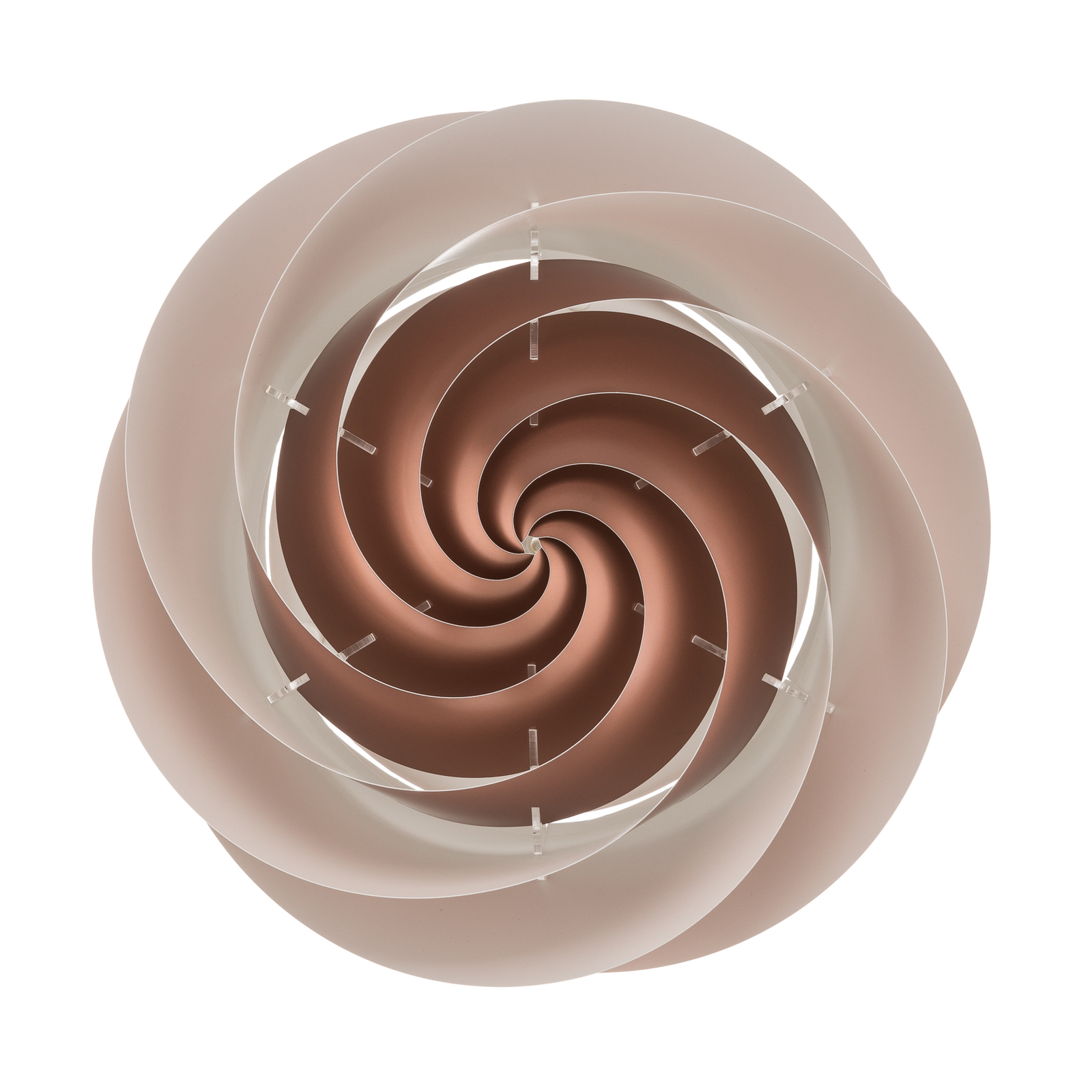 LE KLINT Swirl Small - aplique de parede cor de cobre
